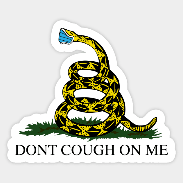 Don't Cough On Me Sticker by TreemanMorse